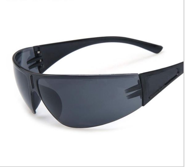 

lightweight protective glasses / wind / uv / gray lenses, White;black