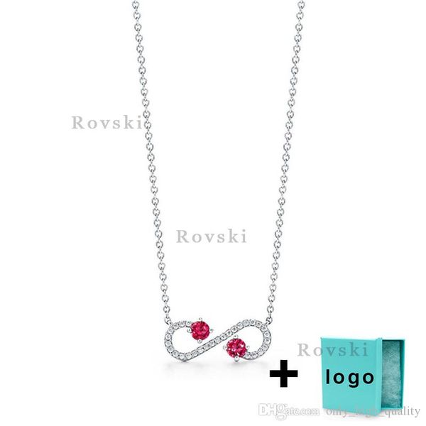 

925 sterling silver necklace, classic brand three key necklace and box, suitable for banquet jewelry wholesale