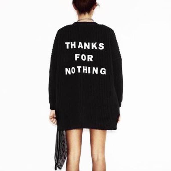 

womens fashion letter embroidery cardigan sweaters feminino female loose winter warm sweater female casual long cardigan, White;black