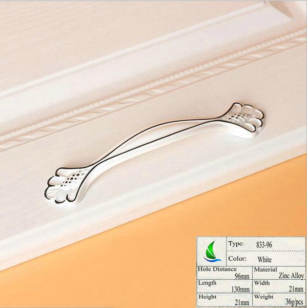 2019 833 96 Hollow Base White Handle American European Modern