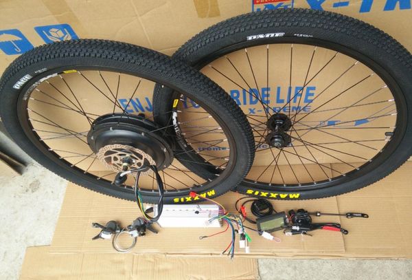 

kalosse fedex 20/26/27.5/29/700c electric bike wheels 48v 1500w bicycle motors electric l 26/29*2.1inch tires
