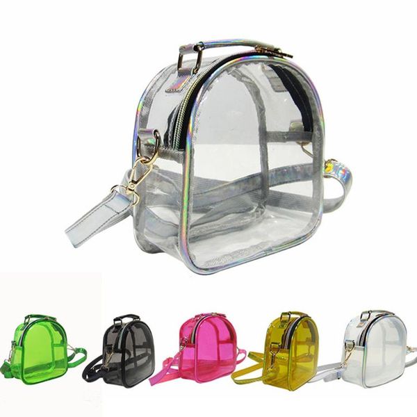 

женщины девушка transparent малой сумка сумка мода лето пляж кошелек crossbody tote