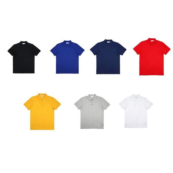 

2020 summer polos fashion embroidery mens designer polo shirts t shirt men women high street casual tee quality es2256, White;black