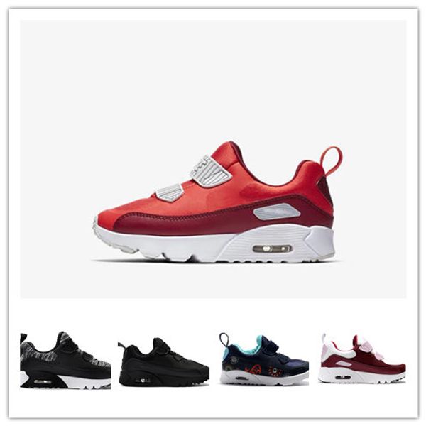 

2019 Designer New Brand Kids Shoes Baby Toddler Classic 90 Children Boy and Gril Sport Sneaker Basketball Shoes size 22-35