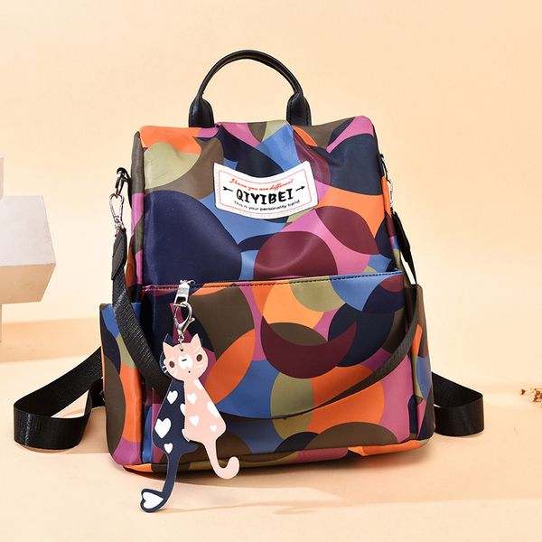 

fashion waterproof oxford women anti-theft backpack school bag for women multifunctional travel bags bagpack plecak