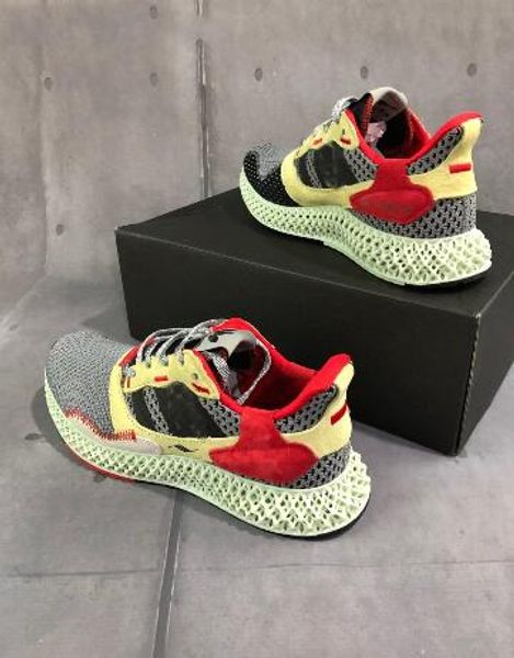 

Мужские кроссовки ZX4000 Futurecraft 4D для кроссовок ZX 4000 Мандарин Красный Черный Розовый