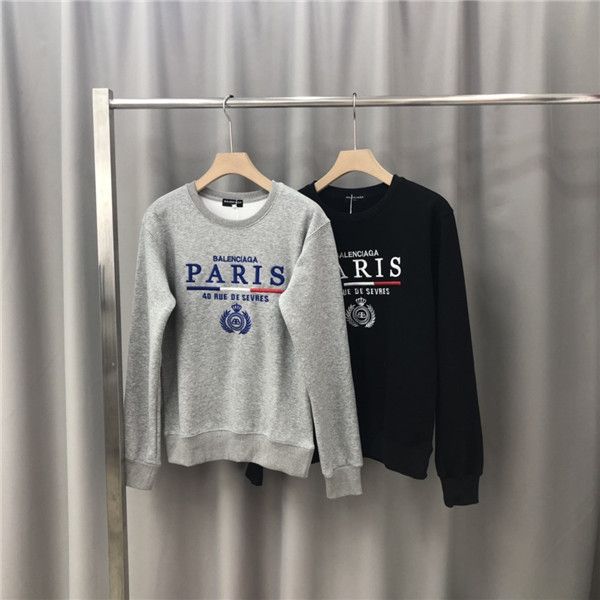 

luxurious paris brands design hoodie long sleeve crewneck sweater sweatshirt fashion letter pullover hoodie outdoor mark sweatshirt, Blue;black