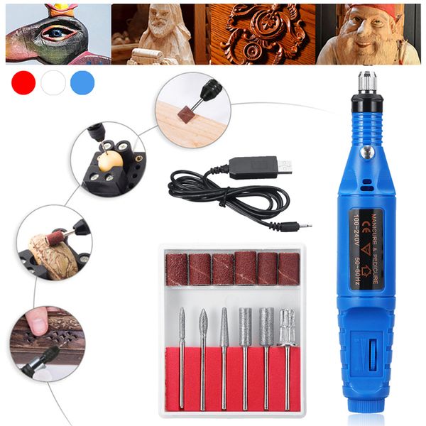 

usb mini electric grinder engraving pen rotary drill grinder variable speed tool milling polishing drilling cutting engraver