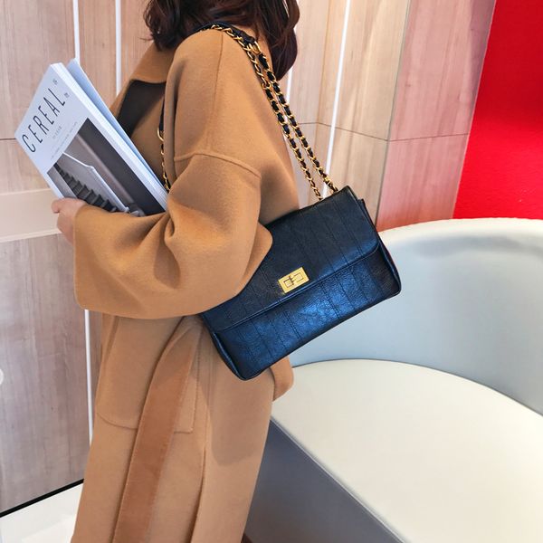 

мешок цепи женская 2020 новая качественная сумка ручной посланник один плечо