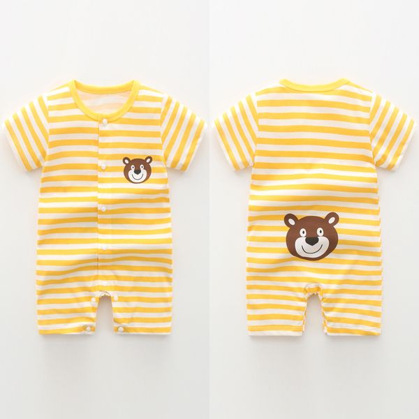 

bodysuits baby girl baby rompers лето малыши одежда ползунки для новорожденного новорожденных девушек мальчика одежда комбинезон полосатого, Blue