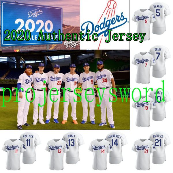 

2020 new season cody bellinger jersey corey seager julio urias justin turner pollock max muncy walker buehler joc pederson kenley jansen, Blue;black