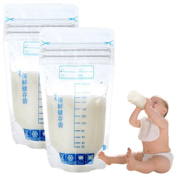 

250ml breast milk storage bag 20 pcs/bag baby safe food storage disposable practical convenient breast milk pouch er bags