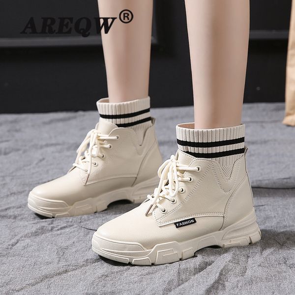 

2020 motorcycle boots women boots genuine leather for women ankle ladies winter shoes booties, Black