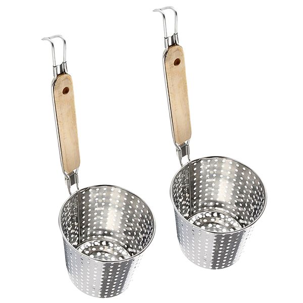 

2 шт лапша дуршлаг сито совок с ручкой cooking gadget 12см в диам