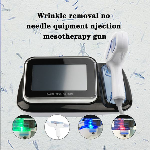 

2019 beauty gun for mesotherapy portable multi-needle facial lifting vital injector vacuum mesotherapy gun with, Black;white