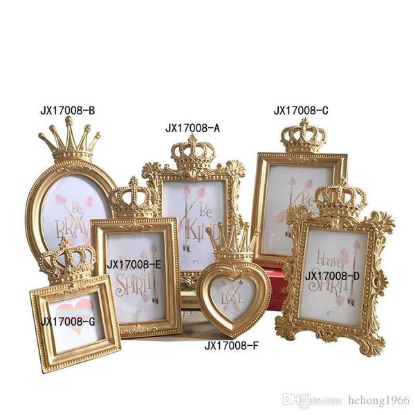 Retro Carved Flower Golden Crown Photo Frame Originality Home Furnishing Eco Friendly Resin Personality Ornament Gift Fashion 32jx2 Ff Uk 2019 From