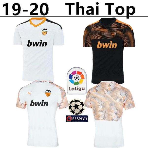 

2020 valencia home occer jer ey 19 20 lo che football hirt 9 gameiro 10 parejo 19 rodrigo port jer ey cu tomized uniform training