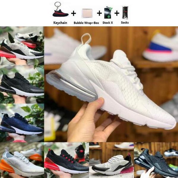 

2020 new stock x cushion 270 has been bred platinum tint for men's running shoes and women's sneaker shoe 270s shoes