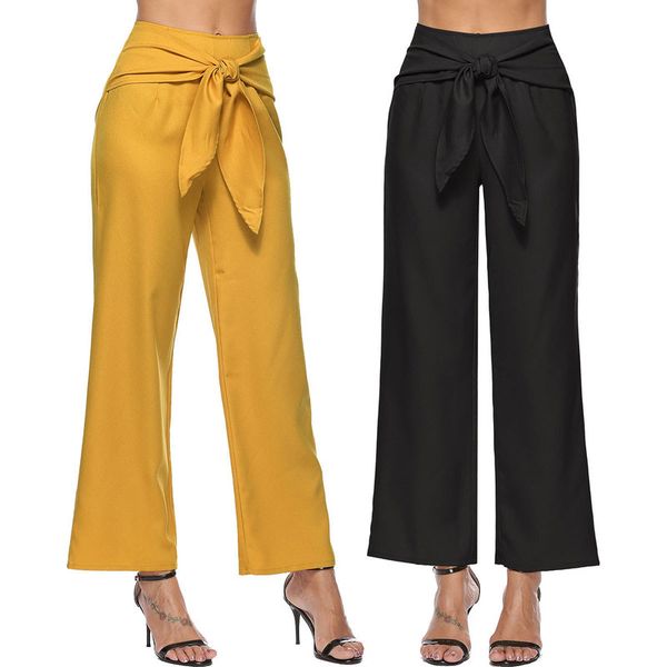 Compre Yoga Fitness Casual Pantalones Anchos Para Mujer Pantalones