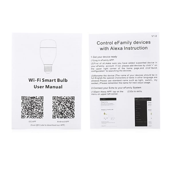 E27 6W WiFi Smart Bulb, Smartphone-gesteuerte, dimmbare, farbwechselnde, mit Musik synchronisierte Partybeleuchtung