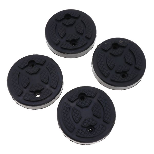 

4pcs heavy duty rubber car lift arm pads equipment kit black