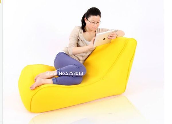 

beansack waterproof polyester bean bag chair, high back support total relax beanbag sofa seat , 15 colors - beach outdoor chair