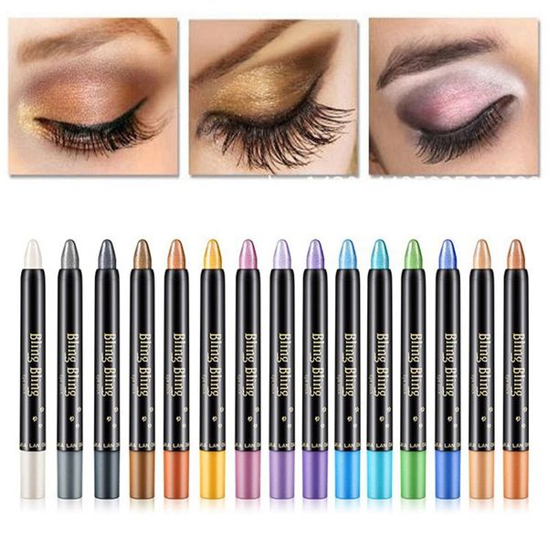 

highlighter eyeshadow pencil glitter eye shadow pen women makeup