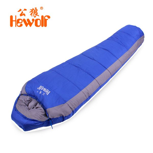 

hewolf 220*80*50cm 210tspring spinning sleeping bag ultralight camping hiking quilt sleeping bag color random send