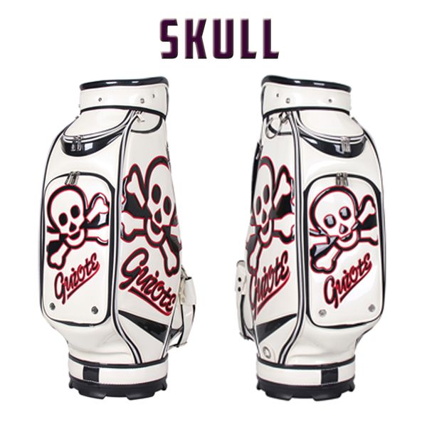 

guiote golf staff bag 2017 skull new model caddie cart bag