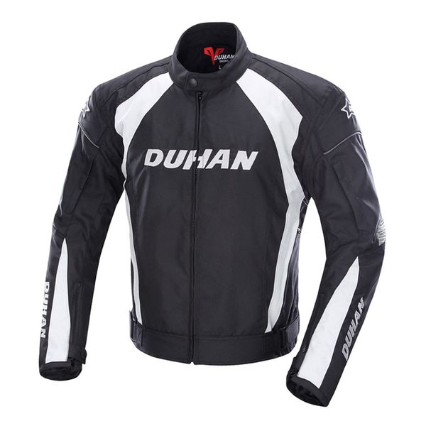 

duhan motorcycle jacket men windproof moto motocross jacket clothing protective gear with five protector guards motorbike