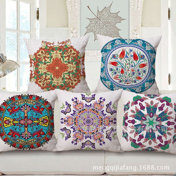 

mengqi geometry printing embrace pillow case sample between sofa cushion set office car siesta by pillow case
