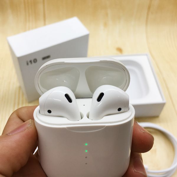 

I10 tw wirele bluetooth headphone ture tereo earphone wirele head et earbud upport wirele charger with charger box for phone