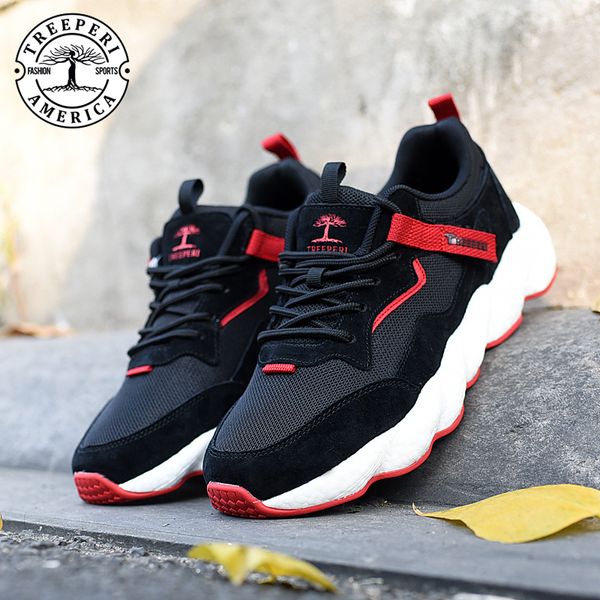 

2020 men casual shoes treeperi basfboost wave runner designer shoes cool grey midnight navy trainers bred sneakers 40-44, Black