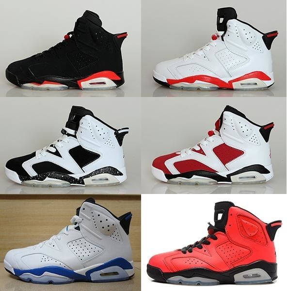 

new 6 maroon infared 6s basketball shoes mens red white athletics shoes vi women sports shoes sneakers low boots 36-47