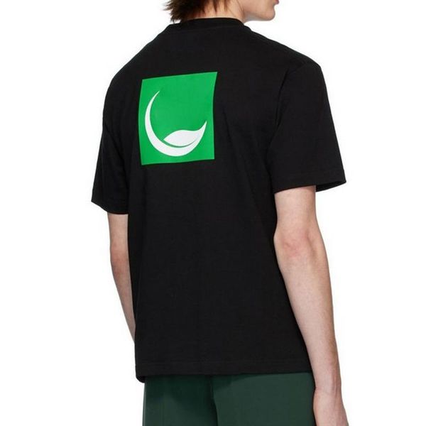 

20ss environmental theme t-shirt classic logo letter printed tee men women summer short sleeves high street solid bb, White;black