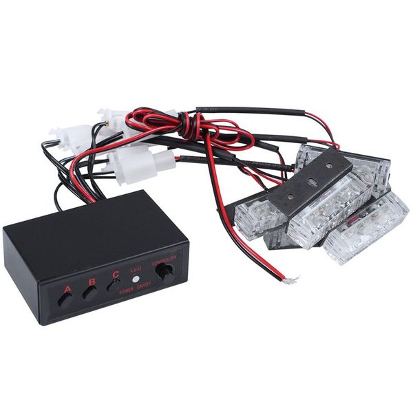 

желтый 18 желтый светодиод строб черточки мигающий свет для автомобиля грузового автомобиля 12v