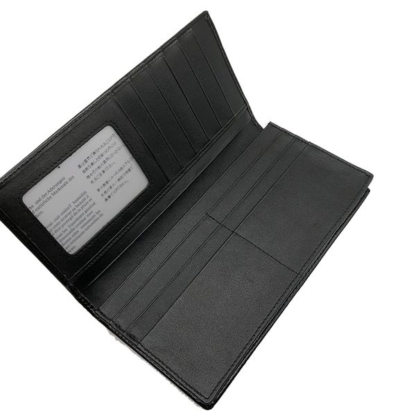 

italian fashion designer long clutch bag men's wallet folding credit card bag handbag purse with high-end gift box, Red;black
