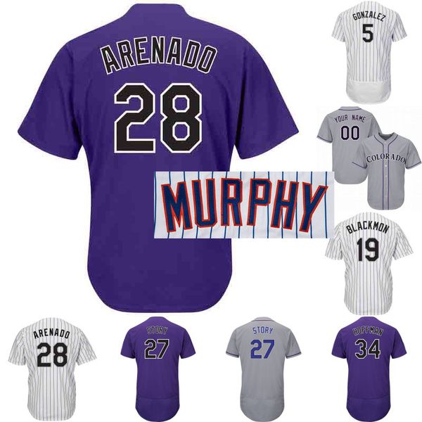 

Colorado Jersey 9 Daniel Murphy 71 Wade Davis 19 Charlie Blackmon 27 Trevor Story 28 Nolan Arenado Mens Womens Youth Rockies Baseball Jersey