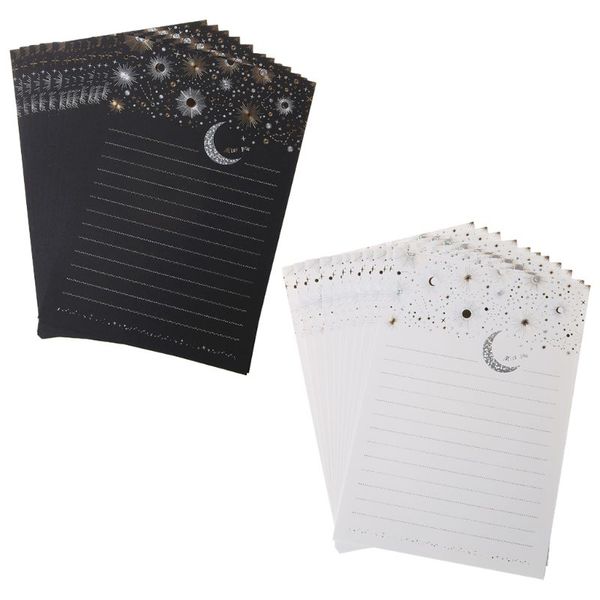 

6pcs/12pcs starry sky writing letter stationery romantic creative small fresh japanese style letterhead note paper