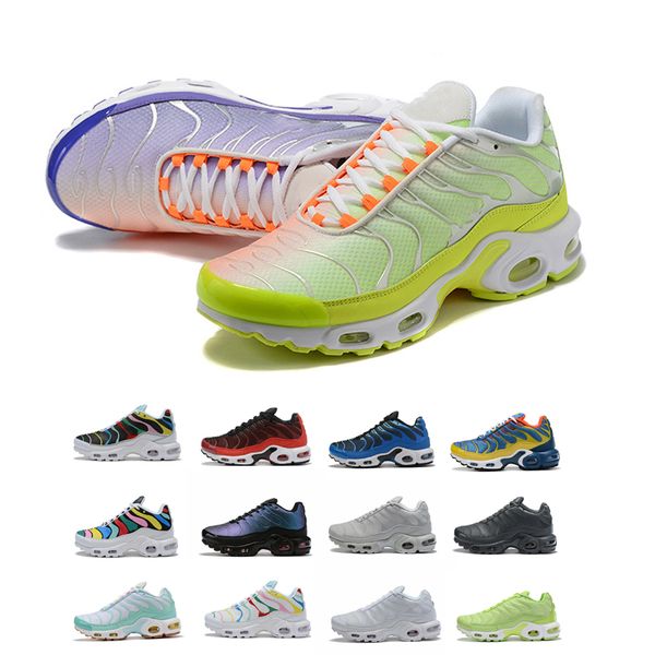 

новое поступление модные мужские кроссовки mercurial tn plus se кроссовки scarpe серый черный белый chaussures prm дизайнер спортивная обувь