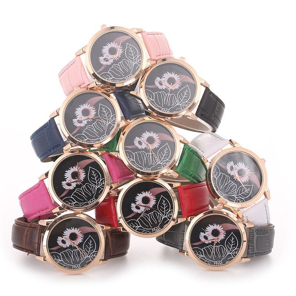 

new fashion luxury watch women women quartz analog wrist dial delicate watch luxury watches bayan kol saati migeer dropshipping, Slivery;brown