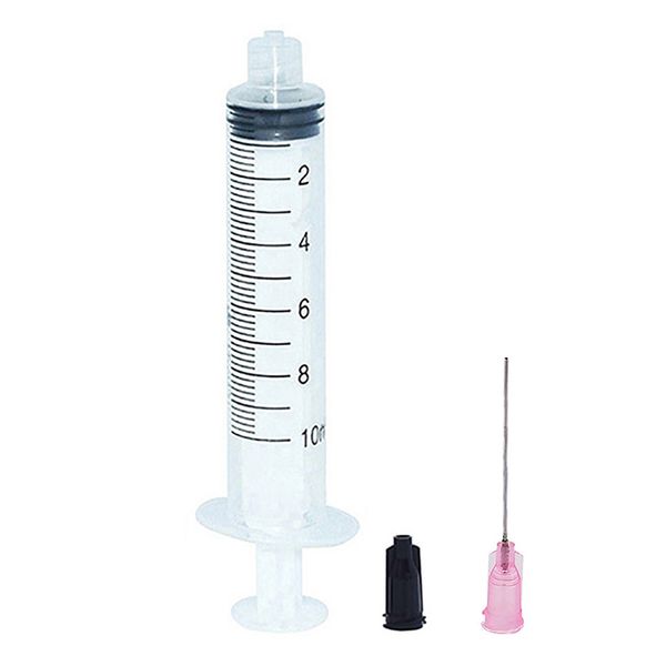 

10ml/10cc syringe with 20g pink blunt needle 10 pieces in each package 1.5 inch