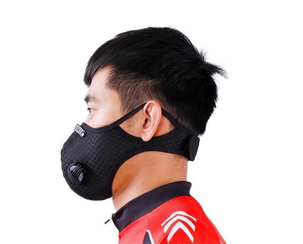 

dhl shipreplaceable 5 ply face sk pm2.5 with activated carbon duoutdoor st pm 2.5 outdoor mouth mask s air maoutdoor qauixr, Black