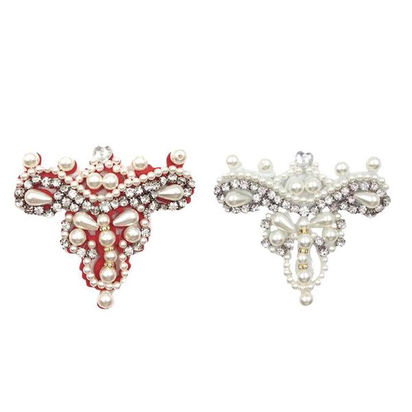 

1 pc shoes clips flower elegant rhinestone dress hat wedding party clutches decoration shoe clips svezo, White