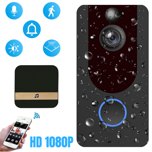 

2020 new wifi smart doorbell wireles cloud storage 1080p hd video intercom door bell security camera hd night vision doorbell cloud storage