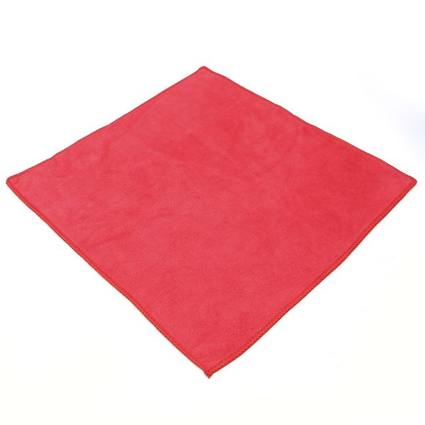 

40x40cm microfiber car detailing towel ultra soft edgeless towel for car washing