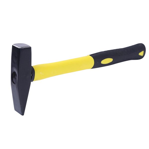 

flat head tpr duck hammer fiber handle plastic coated bench hammer black spray 45 steel fitter knock