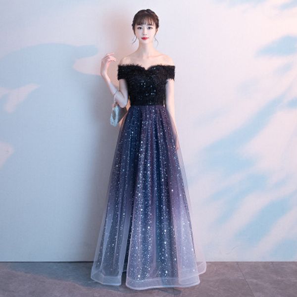 

sequins women a-line dress vintage fashion designer luxury elegant work party casual nightclub maxi dress, Black;gray