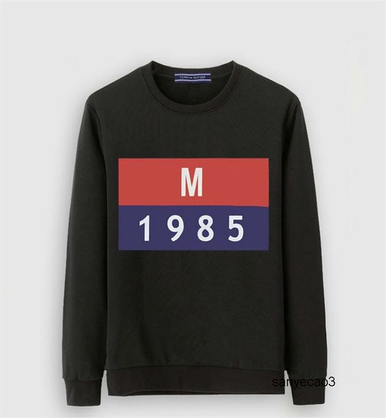 

tommy hilfiger мужские дизайнерские высокое качество том мужские женские кофты harajuku hoodie толстовка с капюшоном классический пуловер бл, Black