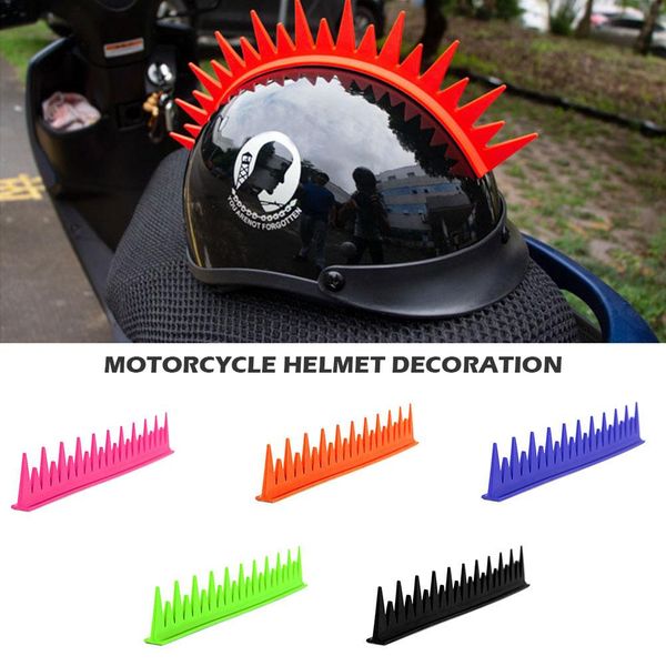 

мотоцикл dirtbike резиновый шлем ирокез пил палку шипы анфас шлемы мотоцикл украшения